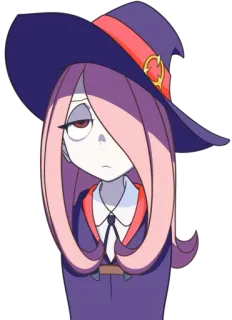 Little Witch Academia by @QueenOfTheMoon & @MigESee telegram stickers