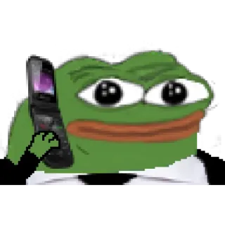 Peepo frog by @ne_sirozhka whatsapp stickers