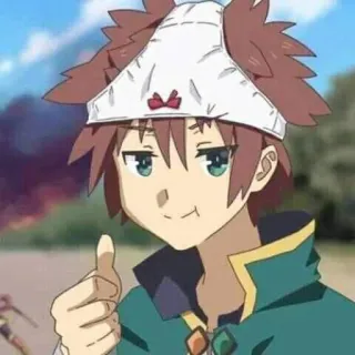 👍 Kazuma Konosuba Anime, Personaggio, Pollice in su, Konosuba, Kazuma telegram sticker