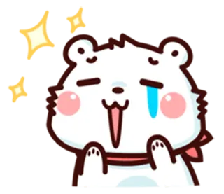 😖 beer, cartoon, schattig, dier, sticker telegram sticker