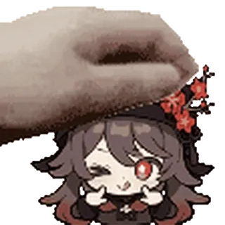 ☺️ Hu Tao Genshin Impact Hu Tao, Genshin Impact, Anime, Spelpersonage, Videogame telegram sticker