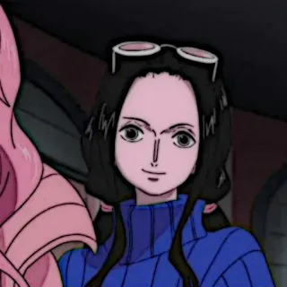 📜 Nico Robin One Piece 妮可·罗宾, 海贼王, 动漫, 漫画, 角色, 女性 telegram sticker