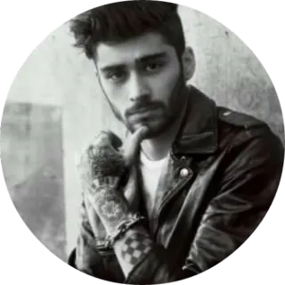 🌝 Zayn Malik musician, singer, celebrity, person, male, portrait telegram sticker