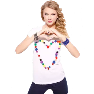 ❤️ Taylor Swift Taylor Swift, Coeur, Chanteuse Pop, Célébrité, Femme, Chanteuse telegram sticker
