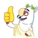 Dwight Rhino telegram stickers