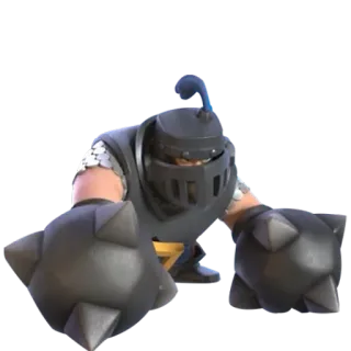 😎 Clash Royale dark knight, game, armor, weapon, clash royale telegram sticker