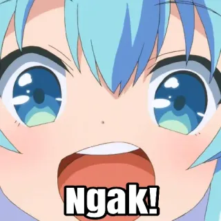 🙅‍♀ Ngak! Anime, Manga, Carino, Cartoni animati, Esclamazione telegram sticker