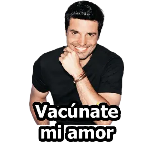 💉 Vacúnate mi amor vacinação, amor, saúde telegram sticker