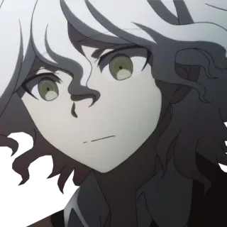 😐 Nagito Komaeda Danganronpa anime, danganronpa, nagito komaeda telegram sticker
