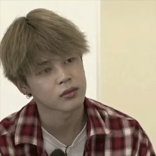 🍍 Jimin kpop, bts, jimin, singer, idol, confused, expression telegram sticker