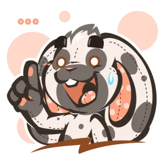 🤨 만화, 토끼, 바니, 스티커, 귀여운, 동물, 캐릭터 telegram sticker