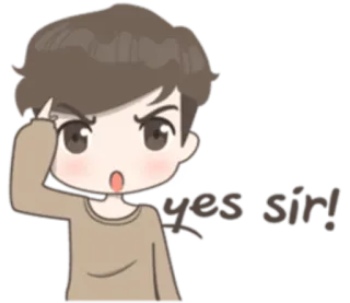 👌 yes sir! sí, señor, acuerdo, afirmativo, cumplimiento, obedecer telegram sticker