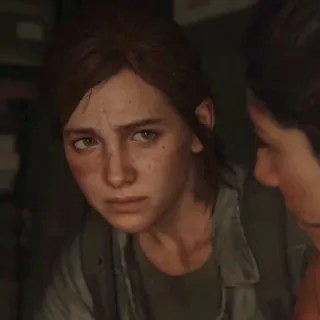 🪶 Ellie The Last of Us видеоигра, выживание, зомби, апокалипсис, персонаж telegram sticker