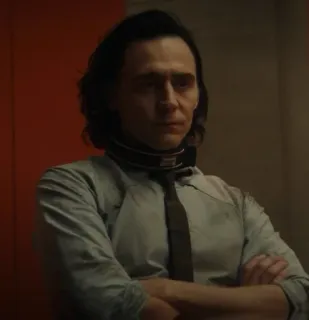 😐 Loki Loki, Marvel, Tom Hiddleston, Disney+, anti-hero, god of mischief telegram sticker