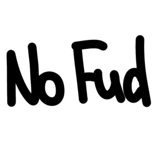 🚫 No Fud Pas de FUD, positif, communauté, soutien telegram sticker