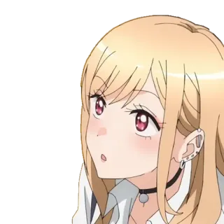 👀 Marin Kitagawa My Dress-Up Darling Anime, Kartun, Marin Kitagawa, My Dress-Up Darling telegram sticker