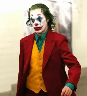 🃏 Joker Joker, clown, DC Comics, character, movie telegram sticker