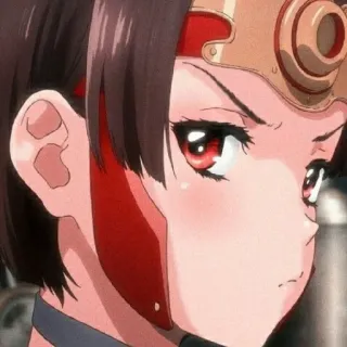 😡 Anime, Garota, Brava, Desenho animado telegram sticker