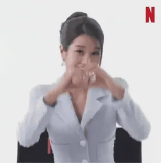 😍 woman, actress, netflix, korean, entertainment telegram sticker