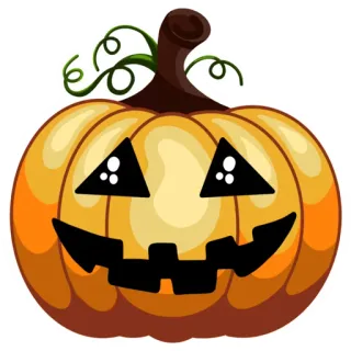 🎃 ฟักทอง, ฮาโลวีน, ฤดูใบไม้ร่วง, โคมไฟฟักทอง, ตามฤดูกาล, วันหยุด telegram sticker