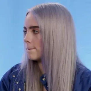 💧 Billie Eilish นักร้อง, เพลง, คนดัง, ภาพเหมือน, Billie Eilish telegram sticker
