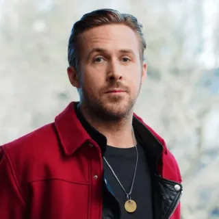 😐 Ryan Gosling Ryan Gosling, diễn viên, chân dung, người nổi tiếng telegram sticker