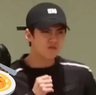 👑 person, man, face, kpop, exo, sehun, asian telegram sticker