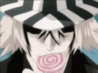 🙈 Kisuke Urahara Bleach Anime, Kẹo mút, Mũ, Manga, Chủ tiệm whatsapp sticker