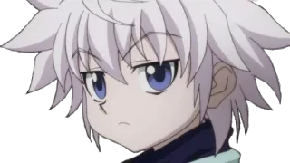 😒 Killua Zoldyck Hunter x Hunter anime, boy, killua, hunter x hunter, cartoon, character whatsapp sticker