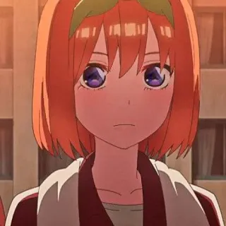 🧩 Yotsuba Nakano The Quintessential Quintuplets Anime, Fille, Mignon, Cheveux orange, Yotsuba Nakano, Les Quintuplés telegram sticker
