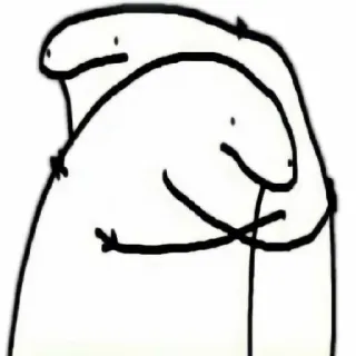 🫂 hình que, ôm, tình bạn, phim hoạt hình telegram sticker