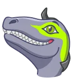 🤣 Dinosaurier, Raubvogel, Reptil, Cartoon, Tier whatsapp sticker