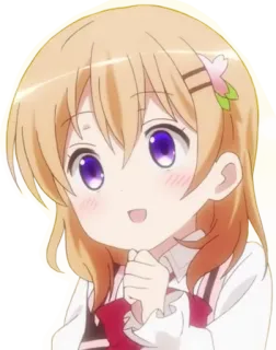 😀 Аниме, Девочка, Милая, Мультфильм, Персонаж telegram sticker