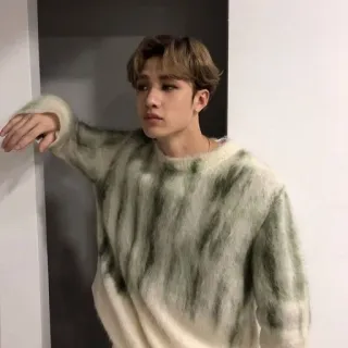 💫 portrait, personne, homme, pull, coréen, asiatique telegram sticker