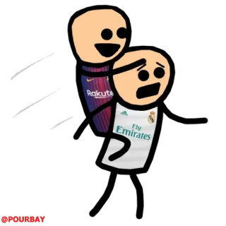 😂 サッカー, サッカー, スポーツ, チーム, ライバル, レアル・マドリード, FCバルセロナ telegram sticker