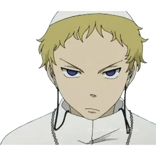 😕 Justine Law Soul Eater Anime, Personaje, Justine Law, Soul Eater whatsapp sticker