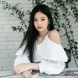 🧁 Jennie kpop, cantante, donna, ritratto, idol, femmina whatsapp sticker