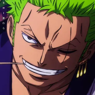 ✖️ Zoro One Piece SHI 麦わら Anime, One Piece, Zoro, Roronoa Zoro, Manga, Espadachín, Pirata whatsapp sticker