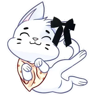 ☺ 猫, かわいい, カワイイ, ステッカー, 子猫, 動物, 漫画 telegram sticker
