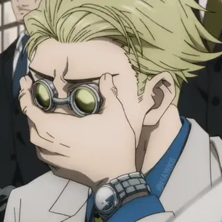 🧐 Kento Nanami Jujutsu Kaisen anime, character, glasses, suit, kento nanami telegram sticker