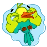 😭 Vogel, Cartoon, Tier, Niedlich, Sticker telegram sticker