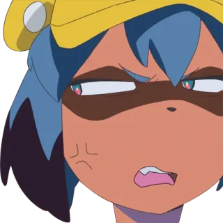 😡 Michiru Kagemori BNA: Brand New Animal Anime, Michiru, BNA, Brand New Animal, Tanuki whatsapp sticker
