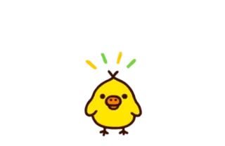 🐤 птица, животное, милый, наклейка, желтый, каваий, цыпленок telegram sticker