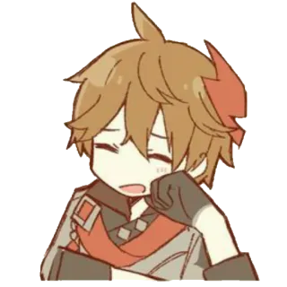 ☺️ Tartaglia Genshin Impact Anime, Chibi, Personnage, Genshin Impact, Tartaglia whatsapp sticker