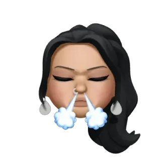😾 Emoji, Meme, Nase, Dampf, Avatar whatsapp sticker
