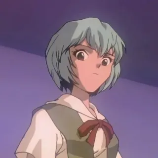 💙 Rei Ayanami Neon Genesis Evangelion anime, evangelion, rei, ayanami, girl telegram sticker