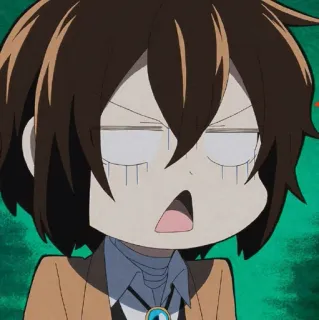 🥀 Dazai Osamu Bungou Stray Dogs Anime, Manga, Chibi, Bungou Stray Dogs, Dazai Osamu whatsapp sticker
