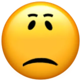 ☠️ emoji, smutny, nieszczęśliwy, twarz telegram sticker