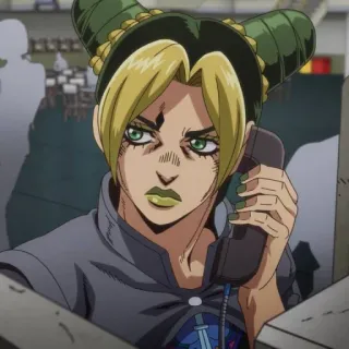 🌊 Jolyne Cujoh JoJo's Bizarre Adventure: Stone Ocean anime, jojo, jojos bizarre adventure, stone ocean, jolyne, character, phone telegram sticker