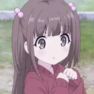 🌟 Anime, Fille, Mignon, Manga, Dessin animé telegram sticker